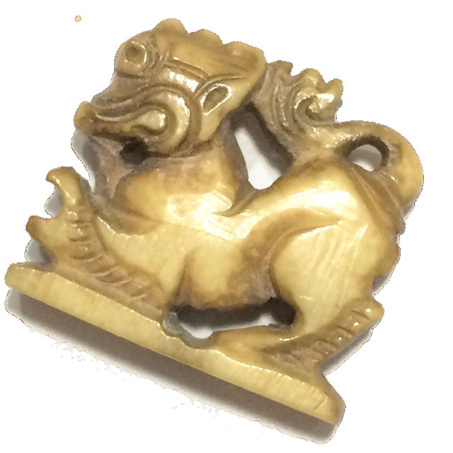 Kochasri Luang Por Heng sacred Ivory Amulet