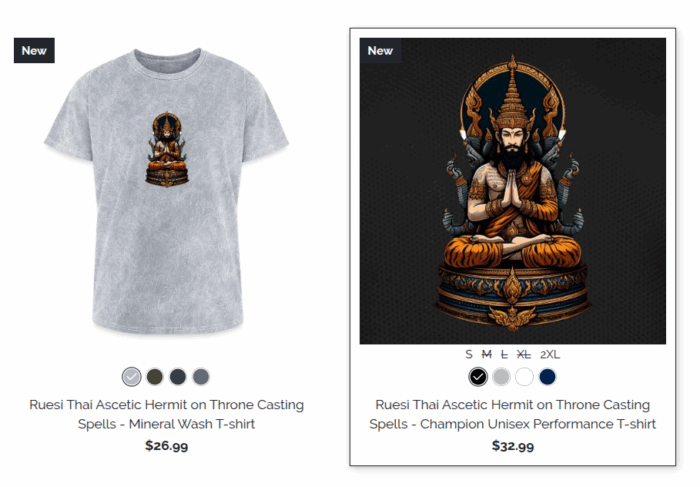 ruesi shirts and sak yant shirts